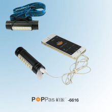 6PCS SMD LED 18650 Rechargeable Power Bank Flashlight / Phare Poppas-6616
